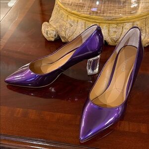 J. Renee Elegant Purple Patent Leather Women's Heels 10.5W